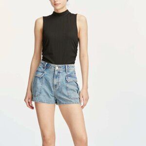 NWT Veronica Beard Mobler Sleeveless Ribbed Tank Top